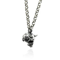 Thumbnail for Diabolus Pendant - Side Facing on white background - gothic demon necklace