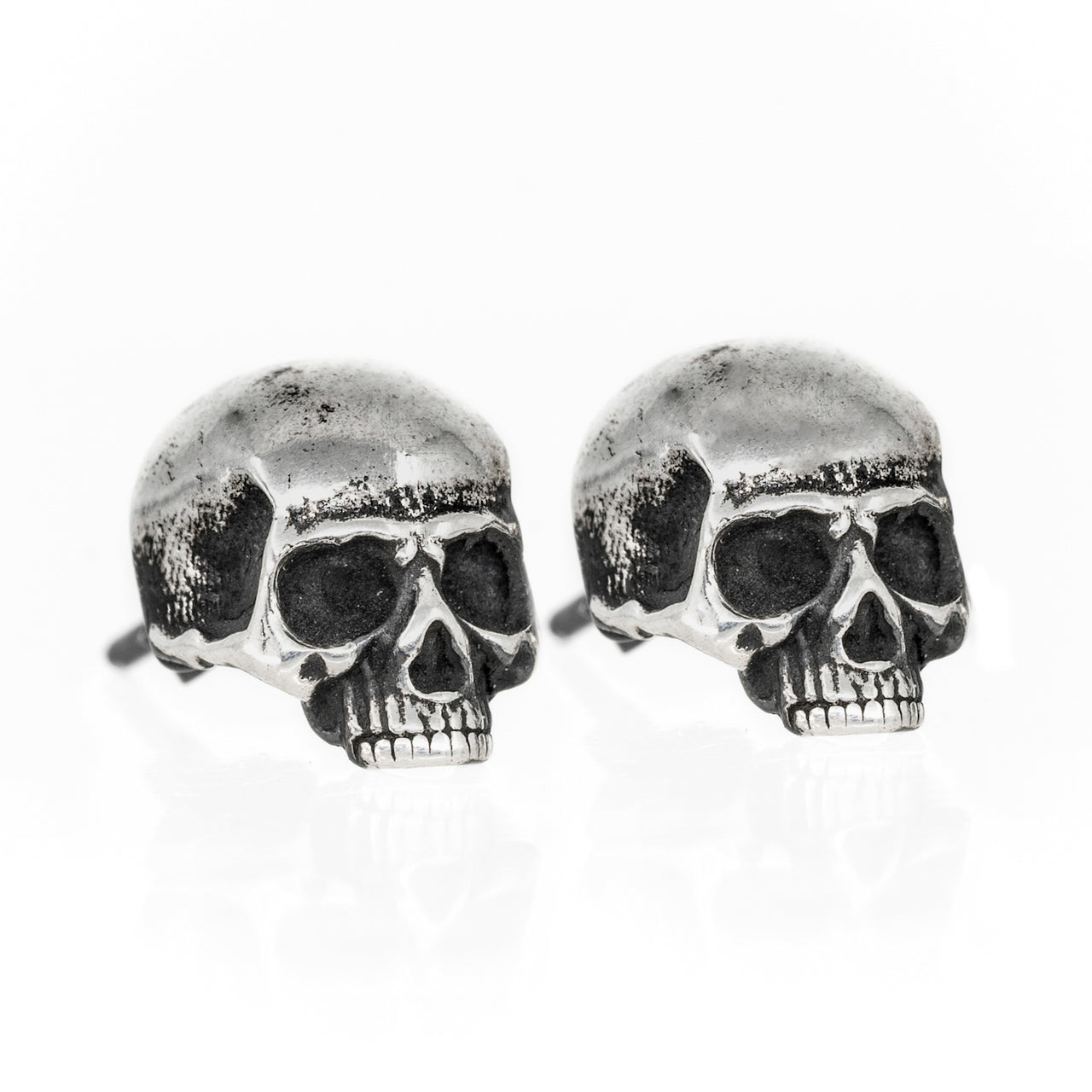 Skull Stud Earring - Gothic Earrings