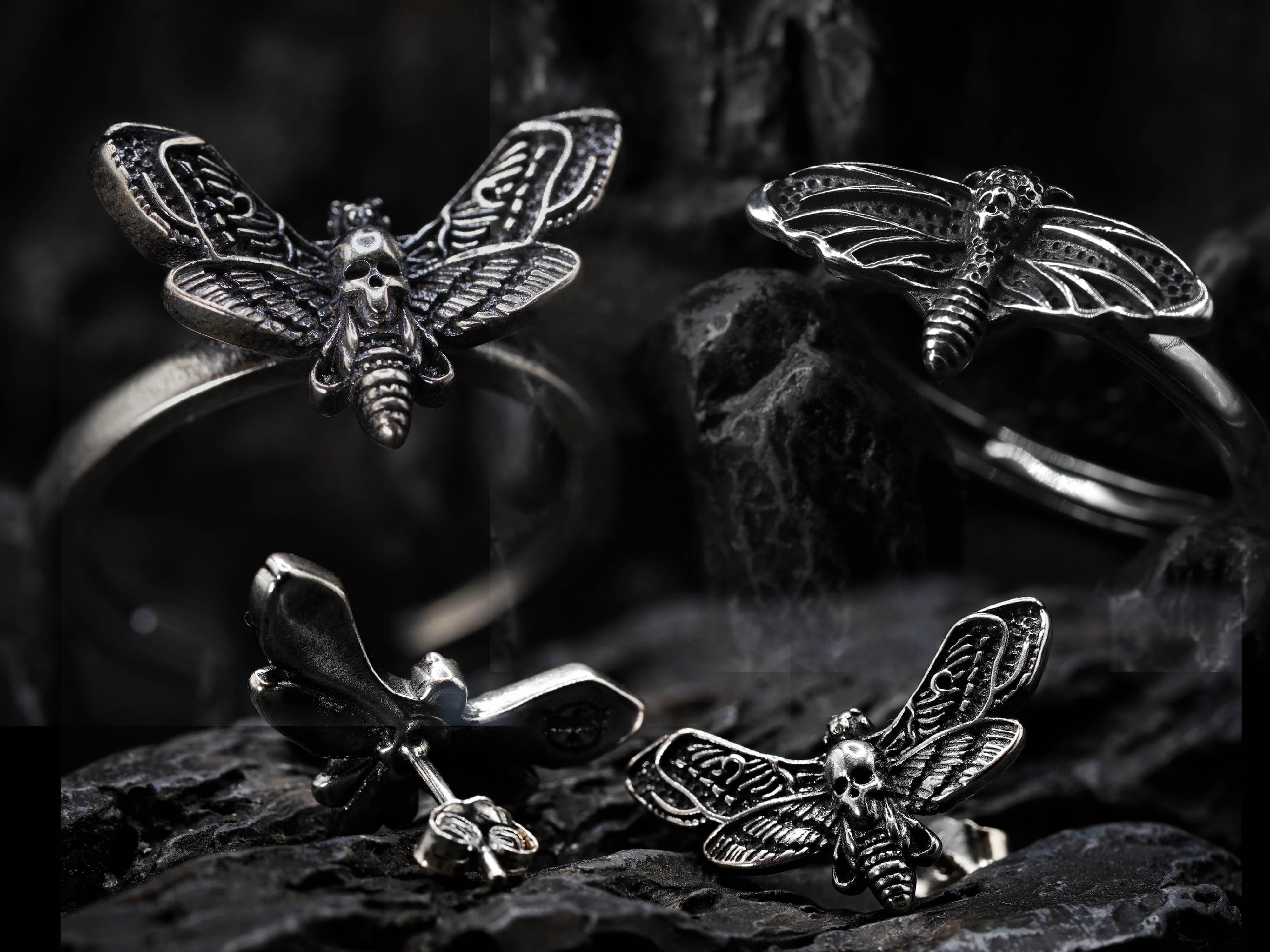 Death's Moth Collection - Black Feather Design