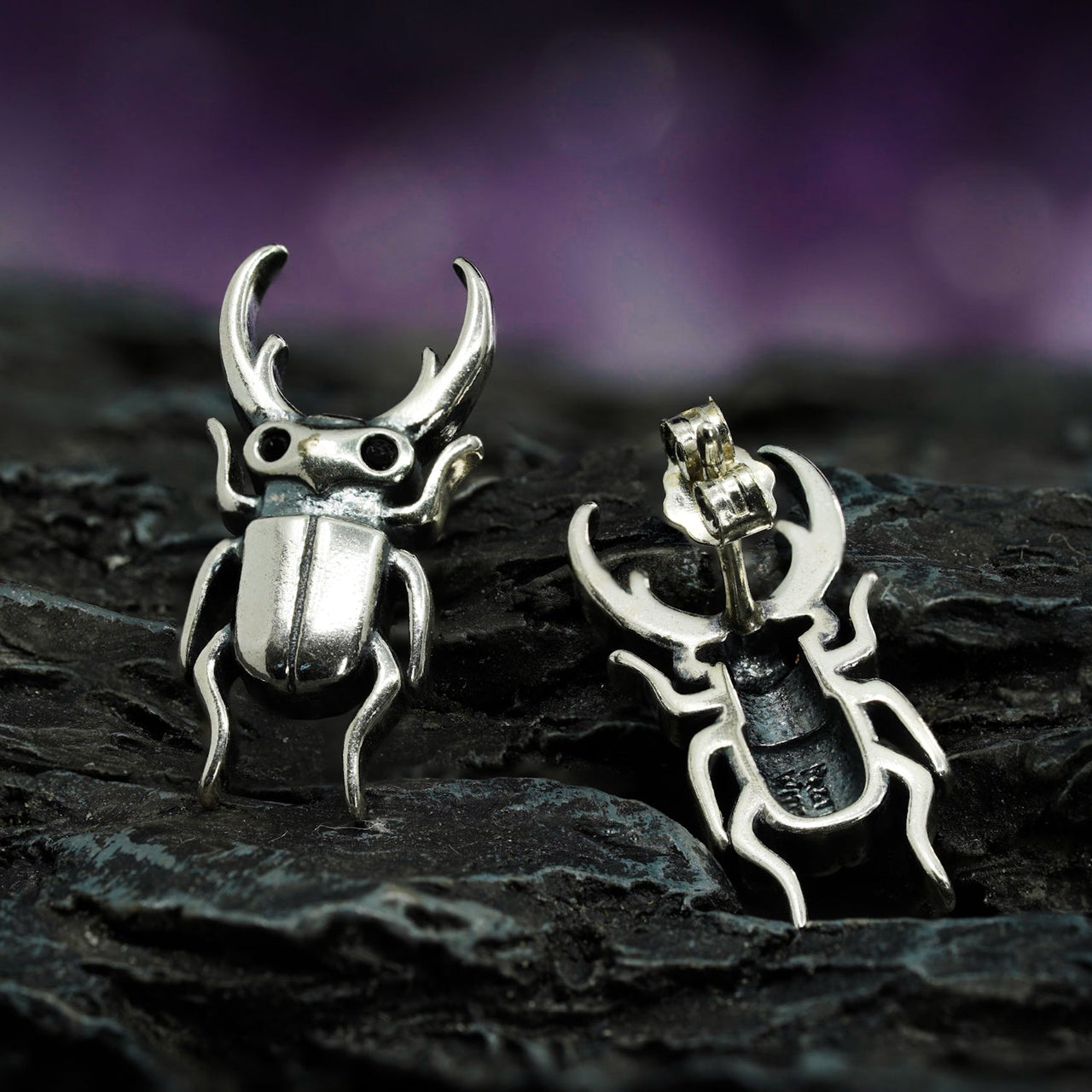 Stag Beetle Studs