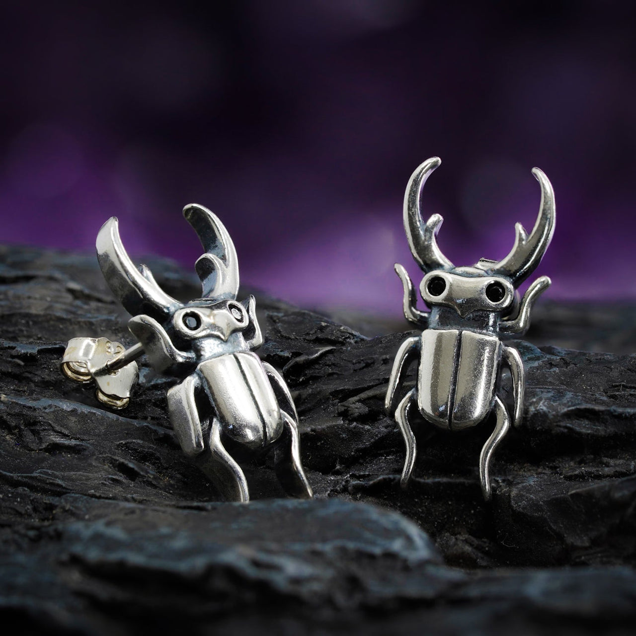 Stag Beetle Studs