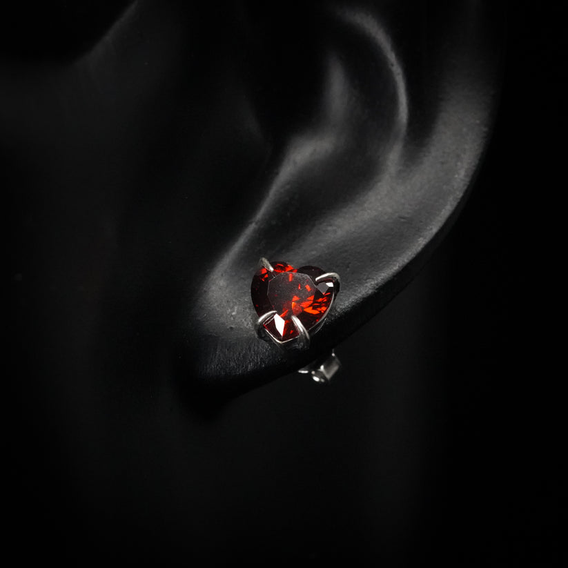 Love Bleeds Heart Studs