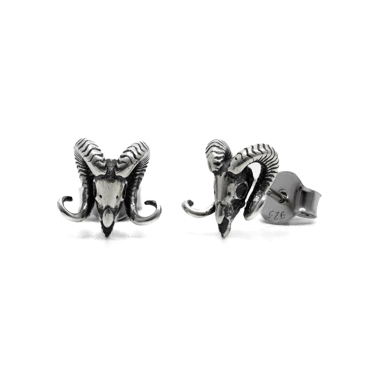 Ram Skull Studs