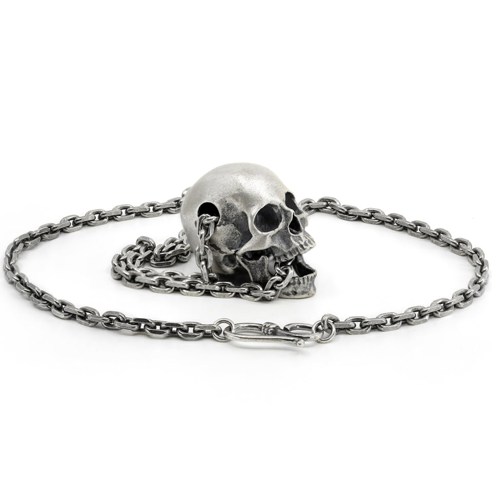 Skull hot sale chain necklace