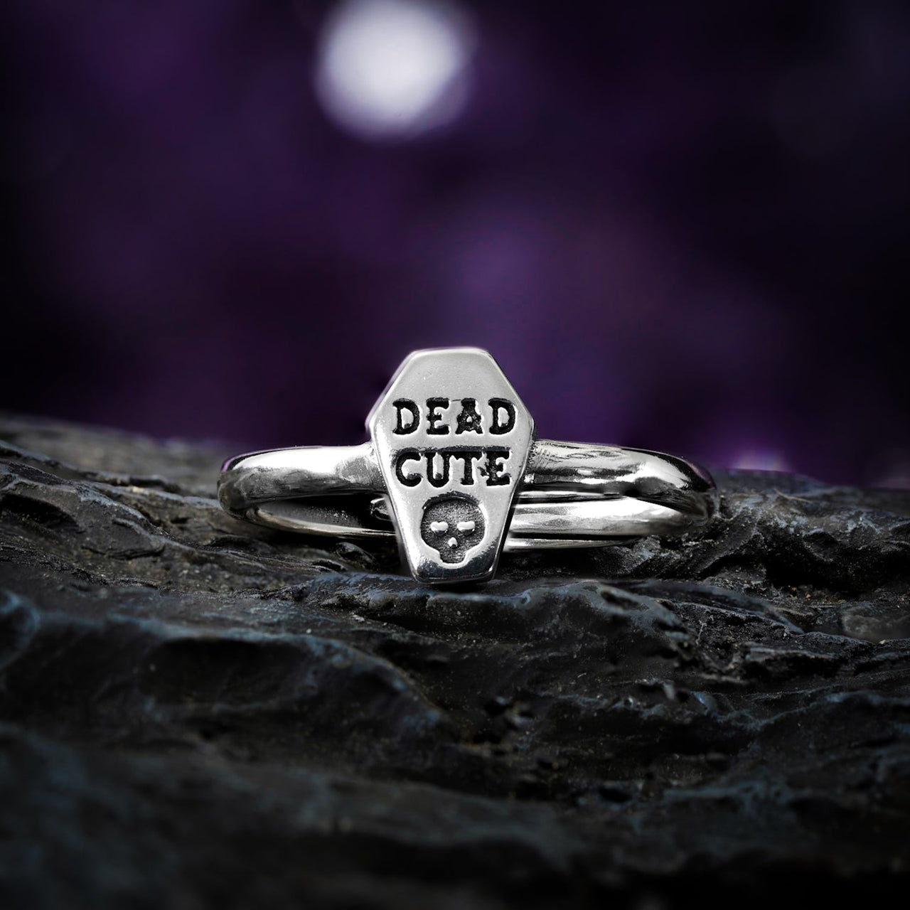 Dead Cute Coffin Ring