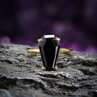 Thumbnail for Gemstone Coffin Ring