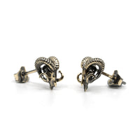 Thumbnail for Ram Skull Studs - Gold