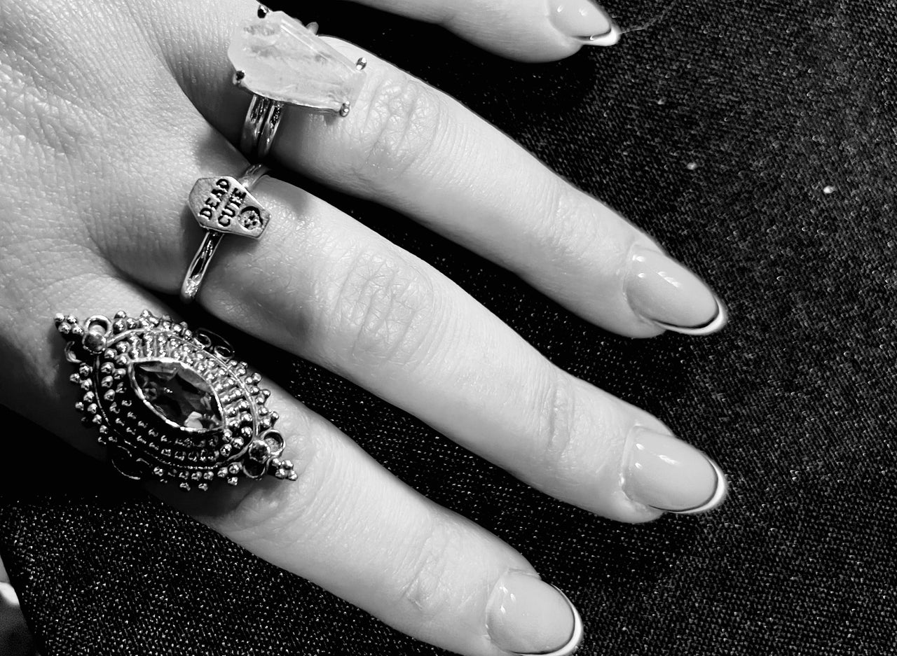 Dead Cute Coffin Ring