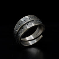 Thumbnail for Sterling Silver Tibetan Wrap Ring  by Black Feather Design