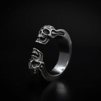 Thumbnail for Gothic Skull ring in 925 Sterling Silver by Black Feather Design