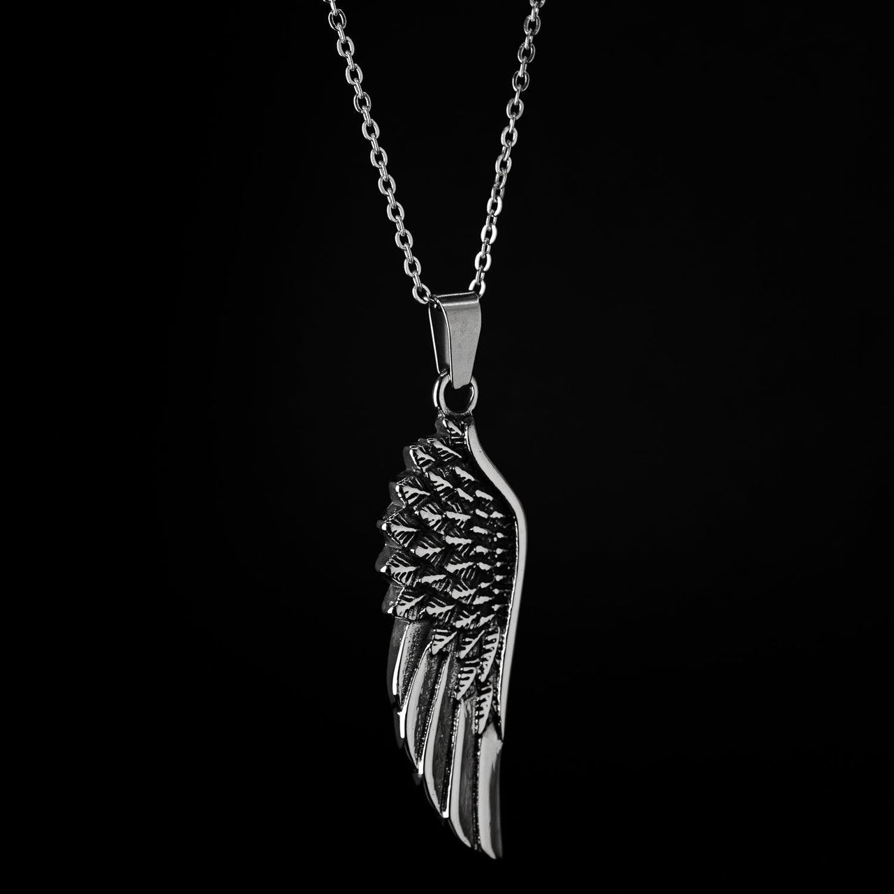 Raven Wing Pendant by Black Feather Design