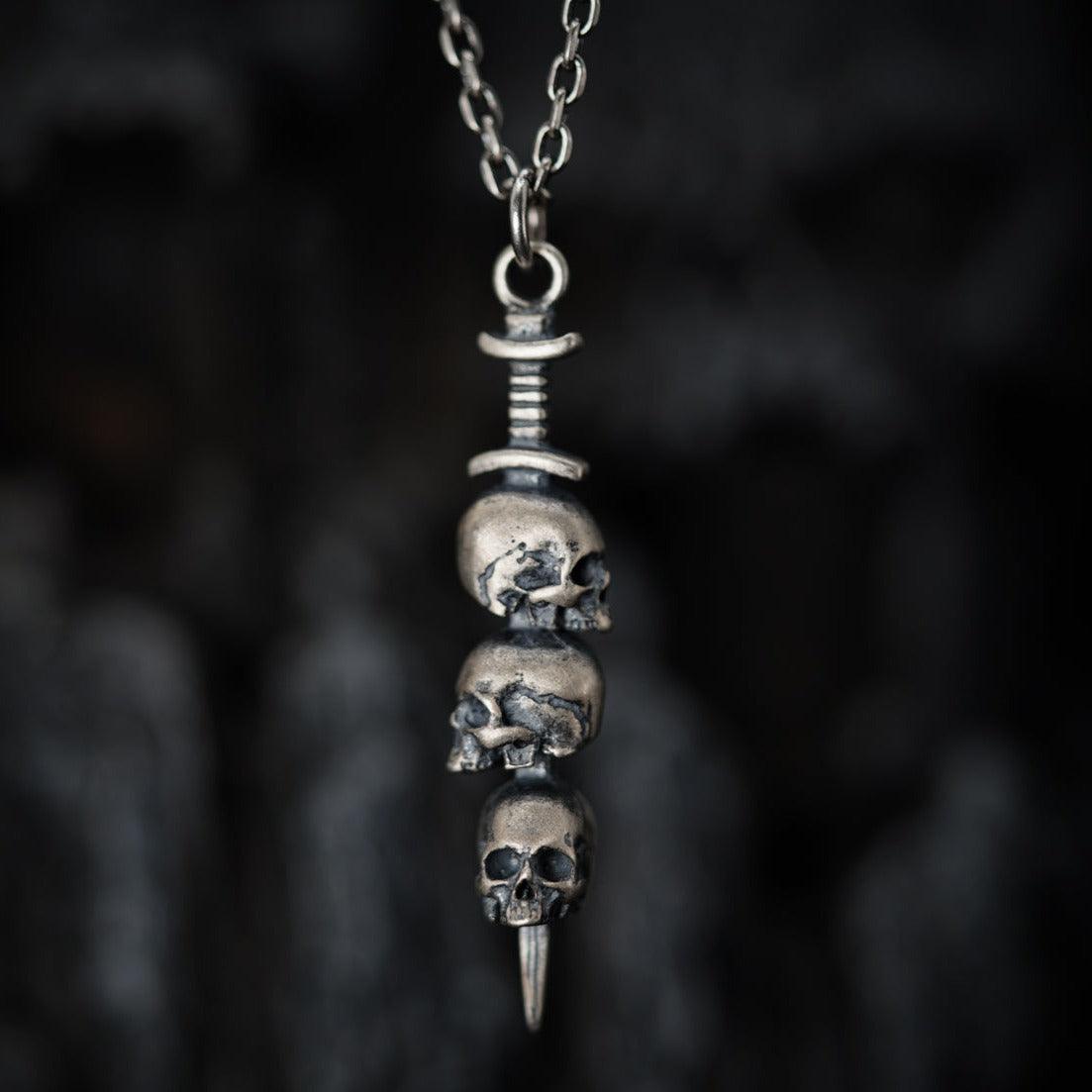 Sterling silver hot sale gothic jewelry