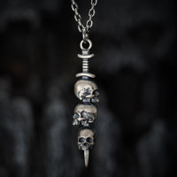 Thumbnail for Sterling Silver Sword Pendant. Gothic Jewellery For Men